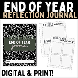 End of Year Reflection Journal | Middle School & High Scho