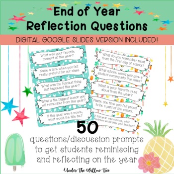 end of year reflection essay prompt
