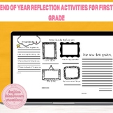 End of Year Reflections for First Grade