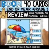 End of Year Review Boom Cards Gr. 3 - Digital