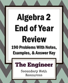 End of Year Review Packet for Algebra 2