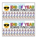 End of Year Reward Punch Card