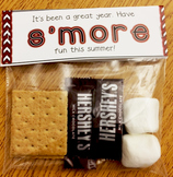 End of Year S'More Label