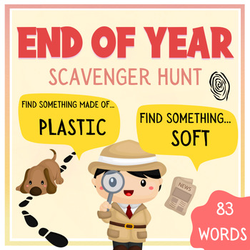Preview of End-of-Year Scavenger Hunt: A Fun and Interactive Classroom Activity for ALL