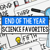 End of Year Science Review Project | 3rd 4th 5th 6th Grade