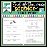 End of Year Science Review Test Prep 5th Grade