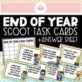 End of Year Scoot Around the Room Task Cards for All Grades