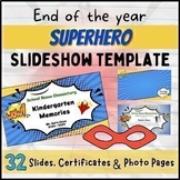 End of Year Slideshow Templates & Certificates│HERO THEME-