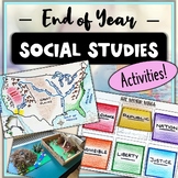 End of Year Social Studies Activities BUNDLE!