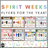 End of Year | Spirit Week | Dress Up | Flyer | Summer | Beach