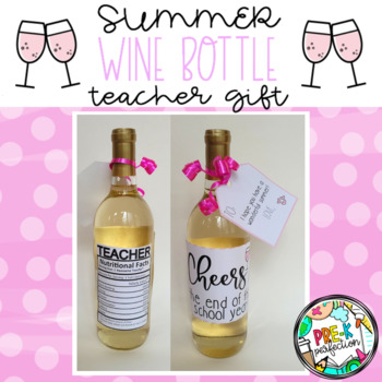 Teacher Gift / Alcohol Gift Tag / Alcohol Bottle Label 