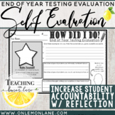 End of Year Standardized Testing Student Rate Sheet {Common Core}