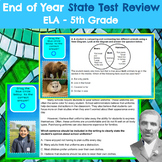 End of Year State Test *5th Grade* ELA-Review Interactive 