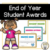 End of Year Student Award Certificates | Superlatives | Printable