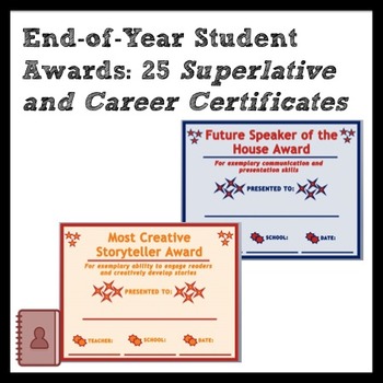 Preview of End-of-Year Student Awards: Superlatives and Future Career Certificates