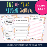 End of Year Student Gift  Journal