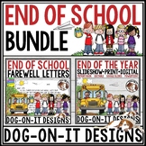 End of Year Student Letters Slideshow Print and Digital Go