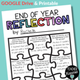 End of Year Student Reflection - Distance Learning Google,
