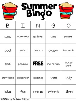 End of Year - Summer Activities by Tiffany Teaches | TpT