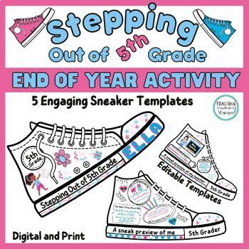 End of Year Summer Activities & Crafts BUNDLE, ELA & Math Review 5th Grade