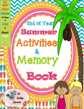 Preview of Back to School Activities and Memory Book