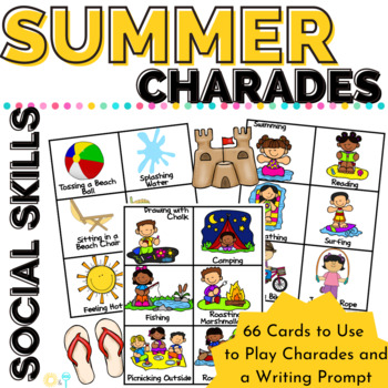 End of Year Summer Charades Game | Brain Breaks | SOCIAL SKILLS | TPT