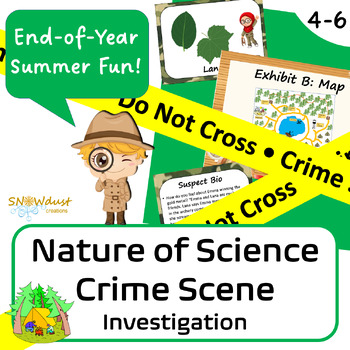 Preview of End of Year Summer Crime Scene Investigation: nature of science SEP