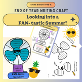 End of Year Summer Goals Writing Craft/ Summer Themed Craft
