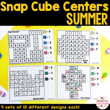 Preview of End of Year | Summer Math and Literacy Center Activities