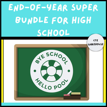 Preview of End-of-Year Super Bundle for High School SEL PBL