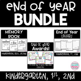 End of Year Bundle for Kindergarten First Second Grade