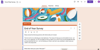 Preview of End of Year Survey