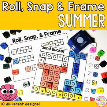 Preview of End of Year | Ten Frames Activities and Games | Summer