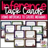 Reading Inference Task Cards Passages & Questions NO PREP 