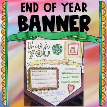 Preview of End of Year Thank You Banner