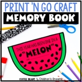 End of Year Watermelon Craft and Memory Book