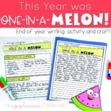 End of Year Writing Activity and Craft | One in a Melon Writing