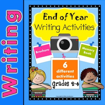 Preview of End of Year Writing: Memory Book & Brochure Templates, 6 Different Activities
