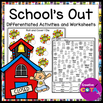 Preview of Occupational Therapy End of Year Writing and Math Activities and Worksheets