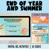 End of Year and Summer SEL BUNDLES Slides Digital Brain Br