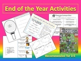 End of school year: activities, poems, reflections, goal setting