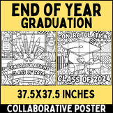 End of school year graduation Collaborative Poster bundle 
