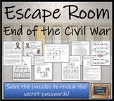 End of the Civil War & Lincoln Assassination Escape Room Activity