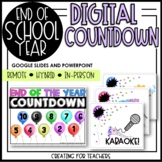 End of School Year Countdown- Digital Resource