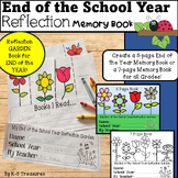 End of the School Year | Create a Garden Memory Reflection Book!