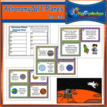 Preview of Astronomy Task Cards: Set 1: Planets