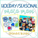 Holiday & Seasonal Photo Booth Props: GROWING BUNDLE (PreK
