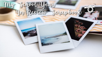Preview of End of the School Year Virtual Scrapbook Yearbook Year in Review 