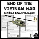 End of the Vietnam War Informational Reading Comprehension