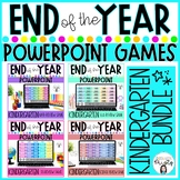 End of the Year Kindergarten Review Games BUNDLE for POWERPOINT